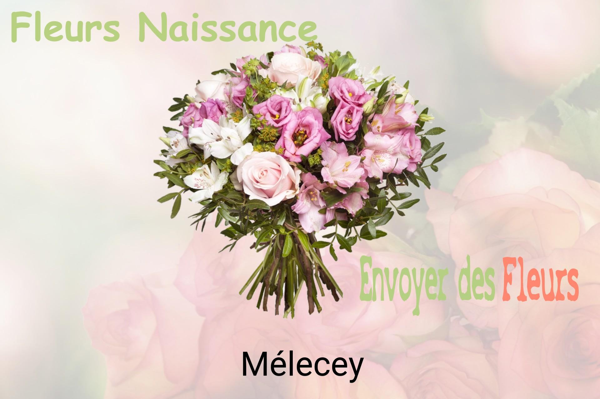 Bouquet de fleurs de naissance livré à Mélecey