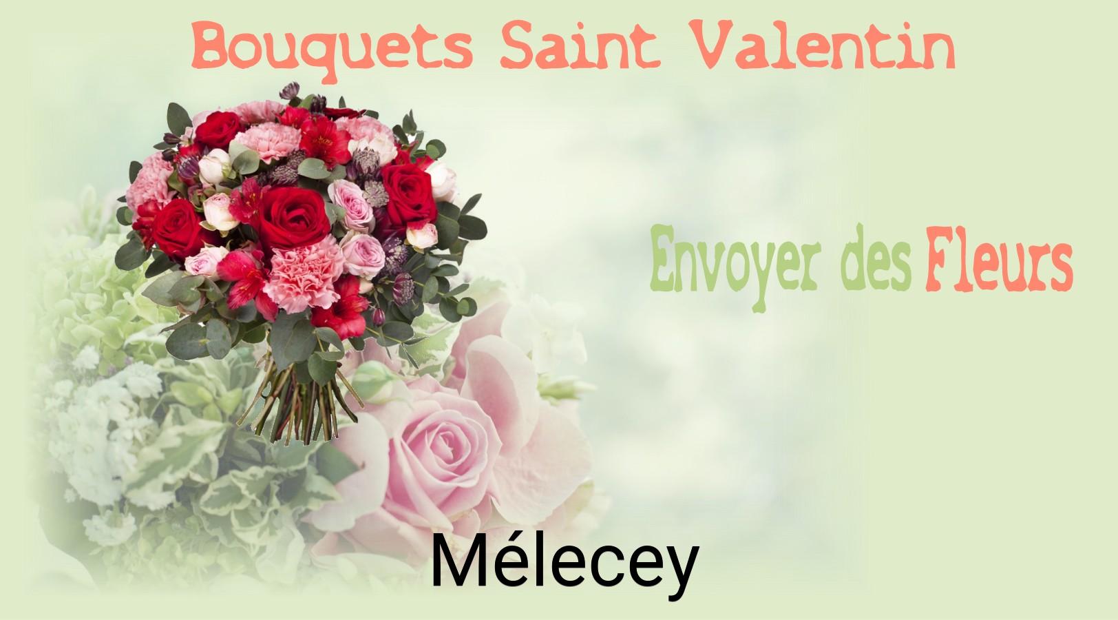 Roses de Saint-Valentin livrées à Mélecey